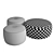 Sleek and Chic Poof 3D model small image 3