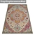 3-Piece High-Quality Carpet Set 3D model small image 3