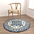 Round Carpets Set: Versatile and Detailed 3D model small image 4