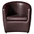 Modern Jess Armchair: Stylish and Comfortable 3D model small image 4