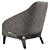 Giorgio Collection Mirage: Luxurious Armchair & Ottoman 3D model small image 4