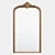 Scandinavian Retro Wall Mirror 3D model small image 2