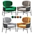 Elegant Caristo Armchair: Modern Comfort 3D model small image 2