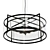 Stylish Elk Lighting Chandelier 3D model small image 1