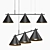 Scandinavian Style Wooden Pendant Light 3D model small image 3