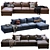 Versatile and Stylish Ikea Vimle Sofa 3D model small image 1