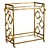 Elegant Gold Serving Table 3D model small image 1