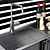 Black Barbecue with Sink (215cm x 52cm x 145cm) 3D model small image 2