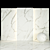 White Calacatta Glossy Texture Slabs & Tiles 3D model small image 1