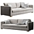 Vanguard Brandt Sofa: Extended Bench Seat 3D model small image 1