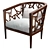 Ankara Truffle Frame Chair: Simply Elegant 3D model small image 5