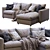 Stylish and Versatile Ikea Vimle Sofa 3D model small image 2