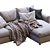 Stylish and Versatile Ikea Vimle Sofa 3D model small image 4