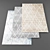 Modern Rugs Collection: 9 Pieces 3D model small image 1