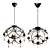 Vintage Elegance: Anevita 9-Light Chandelier 3D model small image 2