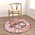 Round Carpet Set: Versatile and Detailed 3D model small image 4