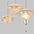 Elegant Glass Pendant Light 3D model small image 1