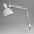 Sleek LED Desk Lamp 3D model small image 1