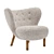 Petite Perfection: Little Petra Lounge Chair 3D model small image 1