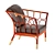 Contemporary Lounge Armchair 3D model small image 2