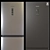 Samsung Refrigerator Set: Flex™ 4-Door, Inverter 2-Door, RB5000A 3D model small image 4