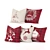 Cozy Christmas Cushions: Adorably Festive Decor 3D model small image 6