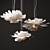 Juniper Love Blossom Chandelier 3D model small image 1