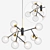 Pearl: Elegant Branch Chandelier 3D model small image 2