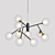 Pearl: Elegant Branch Chandelier 3D model small image 8