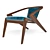 Title: Coastal Convergence Lounge Chair 3D model small image 3