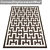 Luxury Rug Set: High-Quality Carpets 3D model small image 4