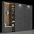 Elegant Hall Display with Storage 3D model small image 2