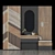 Elegant Hall Furniture Set 3D model small image 1