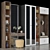  Modern 72" Hall Furniture Set 3D model small image 2