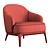 Modern P Furman Armchair - Sleek and Stylish 3D model small image 5