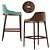  Modern Aster Mindel Bar Stool 3D model small image 2