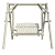 Title: Rustic Wooden Swing 3D model small image 4