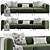 Modern Molteni & C Reversi 14 Sofa 3D model small image 1