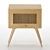 Multi-functional Wood Side Table 3D model small image 6