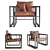 Santishop LOFT Style Armchair 3D model small image 1