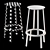 HAY Revolver Bar Stool: Stylish and Compact 3D model small image 5