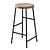 Title: HAY Cornet Bar Stool: Sleek & Stylish 3D model small image 6