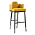 Elegant Ashby Bar Chair 3D model small image 1