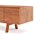 Zeitraum Rattan Oak Sideboard 3D model small image 2