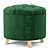 Modern Tufted Storage Ottoman 3D model small image 3