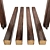 Large Wooden Beams for Sturdy Structures 3D model small image 3