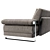 Luxurious Mirage 380 Sofa: Italian Craftsmanship at Its Finest 3D model small image 4