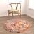 Round Carpets Set: Versatile 6-Piece Collection 3D model small image 4