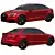 Game-Ready 2017 Audi RS3: Realistic Low-Poly Sedan 3D model small image 8