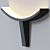 Sleek LED Wall Torch by Sonneman 3D model small image 2